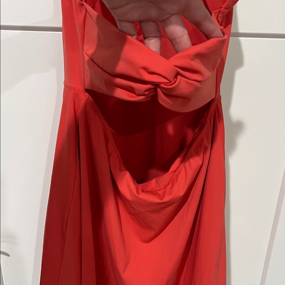 Halara Backless Twisted Flare Halter Dress Sz XXL - Picture 10 of 15